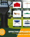 Heavy Duty Canopy Sand Bags 4 Pack 120 Lb Capacity 47 X 24 Cm Weights for gazebo, tent, umbrella application display