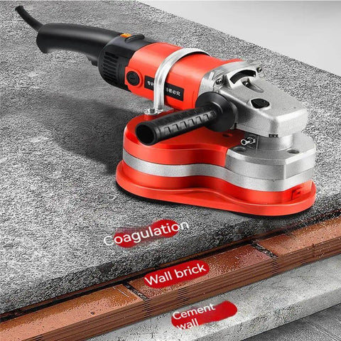 Premium Electric Angle Floor Grinder With Badass Adjustable Handle And Six Speed Gears for leveling cement wall and wall brick.