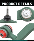 Detailed view of 12 Piece Front Upper Control Arm Suspension Kit For 2009 2014 Ford F150 4WD Not Raptor With Ball Joint Includes Front Sway Bar Links Outer And Inner Tie Rods Rack And Pinion Boots Bellows Built For A Tough Smooth Ride components