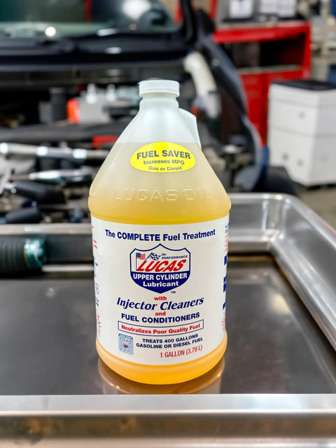 Fuel Treatment 1 Gallon Gasoline and Diesel Additive Improves MPG Cleans Injectors Boosts Power Reduces Emissions and Protects Engine System