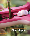 Close-up of Floral Pruning Shears For Light Pruning And Deadheading Pink Rose Petal Color Dope Garden Gift For Women