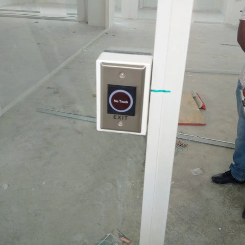 4 Door IP Based Security Access Control Kit With Metal Case And 110V Power Box, RFID Reader, Infrared Exit Button, Desktop Enroll Reader, RFID Keychains And Cards, App Lets You Remotely Open Doors, Stores 20,000 Users And 100,000 Logs