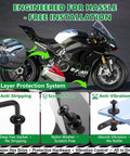 Premium 304 Stainless Steel Black Motorcycle Fairing Bolt Kit M5 And M6 Hex Head Fasteners Corrosion Resistant Hardware installed on a Ducati Panigale.