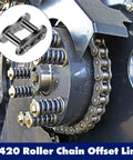 Ten Pieces Size 50 Roller Chain Connecting Links Master Connector Link Heavy Duty Standard Connecting Split Links for machinery