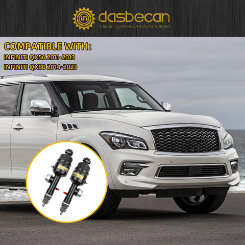 Rear Hydraulic Air Suspension Shock Absorber Strut Set For Infiniti QX56 2011 2013 And QX80 2014 2023 Left And Right Replacement