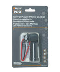 Outdoor Conduit Lighting Control With Photocell Sensor package showing black weatherproof light controller
