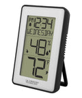 Side view of Indoor Temperature Station With Humidity Alerts For Home Comfort Real Time Temp And Humidity Readouts Customizable Alerts And Easy Setup To Keep Your Space Cozy All Day