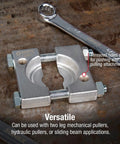 Heavy Duty Bearing Splitter Tool For Quarter Inch To Fifteen Sixteenths Inch Gears And Bearings Pro Grade Drop Forged Steel shown