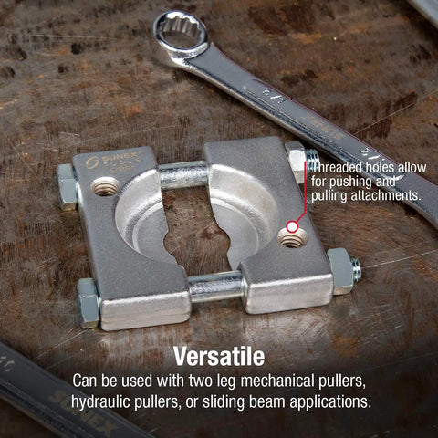 Heavy Duty Bearing Splitter Tool For Quarter Inch To Fifteen Sixteenths Inch Gears And Bearings Pro Grade Drop Forged Steel shown