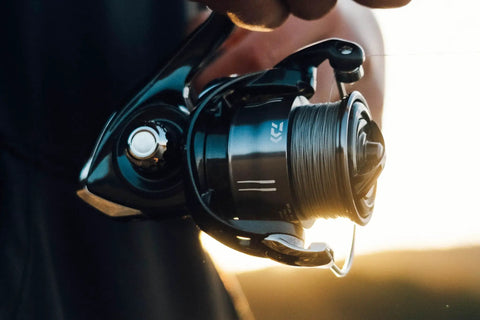 Close-up of Crossfire LT Spinning Reel With AIRDRIVE Design For Effortless Casts And Smooth Retrieve Tough Digigear Construction
