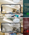 Comparison of room lighting with and without flickering bulbs using Killer Brightness 10W LED Bulbs 1000 Lumen 6000K Daylight White