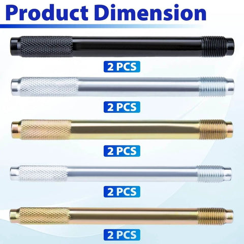 10 Piece Pro DIY Wheel Alignment Tool Kit With Steel Alloy Lug Bolt Mounting And Stud Pin Set for Precise Tire Positioning