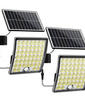 Outdoor Solar Flood Lights With Motion Sensor Waterproof Security Flood Lamps Fifty Percent Brighter Gen2 Fly Eye Lens Includes Sixteen Point Four Foot Extension Cord A No Brainer Upgrade For Barn Porch Backyard Two Pack