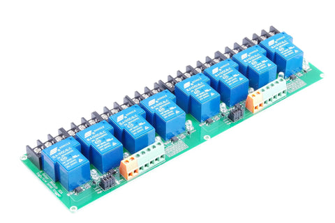 Beefy Eight Channel Relay Module With Optocoupler Isolation for PLC Automation And Industrial Control 12V DC Coil