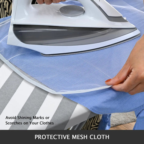 Tiny Tabletop Ironing Board Cover And Pad Cotton Cover With No Fuss Extra Thick Padding That Resists Scorching And Staining Elastic Cord Fits 11 To 13 Inches Wide And 30 To 32 Inches Long Boards
