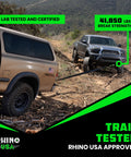 Trail Ready Heavy Duty Shackle Hitch Receiver for Two Inch Hitches, Best Tow Recovery Gear in action on vehicles off-road