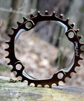 Solo Narrow Wide 30T Chainring For 104mm BCD Cranksets Delivers Grippy Chain Retention For 9 12 Speed Chains on forest floor