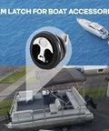 Non Locking T Handle Boat Hatch Latch Rugged Saltwater Ready Marine Grade Stainless Steel Cam Latch with boat and dock
