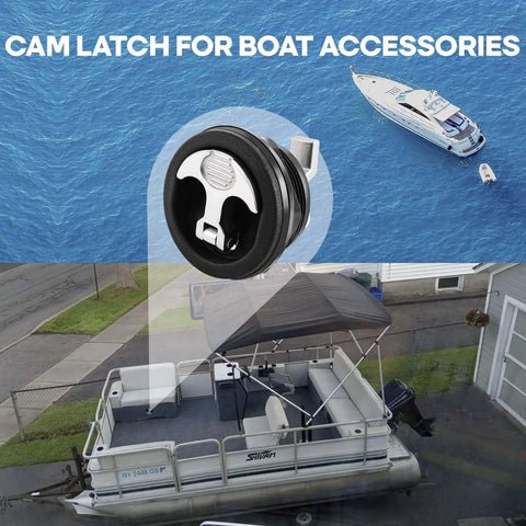 Non Locking T Handle Boat Hatch Latch Rugged Saltwater Ready Marine Grade Stainless Steel Cam Latch with boat and dock