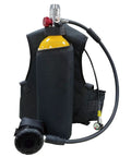 2L Scuba Tank Kit With Backpack And Regulator Portable Mini Dive Cylinder Set Reusable 6061 Aluminum Tank DOT 3AL Certified 3000 Psi.