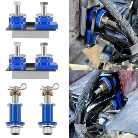 Hood Hinge Pivot Bolt Kit with Bushing and Mounting Bolts for 378 and 379 Hoods with Polyurethane Bushings