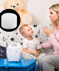 Nebulizer Filter Replacement Round White Sponge Air Filters for Compressor System Accessories 48 Pack with family use