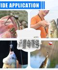77 Piece Fishing Weights Sinkers Kit With Split Shot Bullet Pyramid Egg And Drop Shot Weights Assorted Sinker Set for freshwater and saltwater fishing.