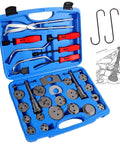 Heavy Duty Brake Tool Set 32 Pieces Caliper And Drum Tools Including Pliers Installer Remover Retainer Thrust Bolt Adapters
