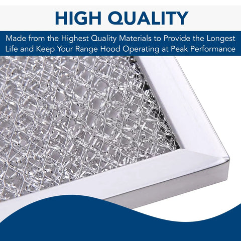Replacement Aluminum Filter For 46000 42000 40000 F40000 BU2 BU3 Series Range Hoods close-up with mesh detail
