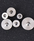 Six Piece Pro Grade Stainless Steel Dowel Tenon Center Set For Precise Drill Alignment And Panel Positioning In Furniture Making Includes Log Pin Transfer Plugs Kit For Accurate Woodworking, six stainless centers