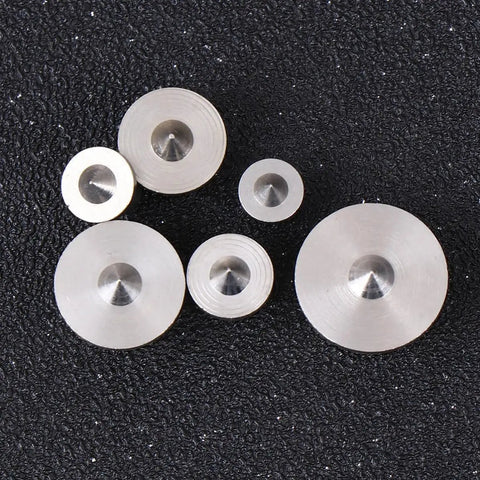 Six Piece Pro Grade Stainless Steel Dowel Tenon Center Set For Precise Drill Alignment And Panel Positioning In Furniture Making Includes Log Pin Transfer Plugs Kit For Accurate Woodworking, six stainless centers
