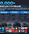 Dealership-Grade All-System OBD2 Scanner For Home Mechanics And DIYers With 30 Maintenance Functions, 2026 Car Diagnostic Tool Featuring FCA CAN FD with extensive vehicle coverage displayed.