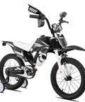 Motocross Style 16 Inch Kids Bike For Boys And Girls Ages 4 Through 7 With Training Wheels Number Plate Water Bottle And Fenders Rad