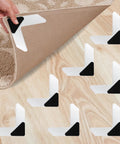 Rug Corner Gripper Set 8 Pack For Indoor And Outdoor Use Keeps Rugs From Curling And Slipping With Strong Adhesive Secure
