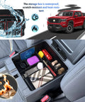 Nissan Frontier Center Console Organizer Tray Perfect Fit For 2022 2023 2024 2025 2026 Frontier S SV Pro X Pro 4X SL Armrest Box Storage