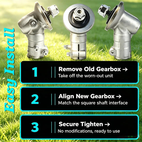 Heavy Duty Gearbox Assembly For Weed Trimmer Heads That Fit Husqvarna 128LD 128LDX 128L 125L 125LD 125R 128R 128DJX