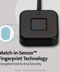 VeriMark Desktop USB Fingerprint Reader for PC with Match-in-Sensor technology illustration