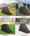 Outdoor Slide Cover Protective Sleeve Windproof Shield With Weather Resistant Fabric Stays Put Two Point Fix, UV resistant, waterproof, windproof, anti-snow in different conditions