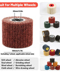 Multiple polishing wheels for Powerful 1400W Handheld Polisher And Sander For Metal Wood Stainless Steel And Paint