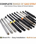 Complete range of heavy duty tilt steering gas struts for New Holland TC35 TC40 tractor and Case IH Farmall replacements.