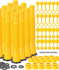 Gas Can Spout Replacement Kit With Nozzles Caps Gaskets And Drill Bit For Most One Half Gallon, Five Gallon And Ten Gallon Oil Cans