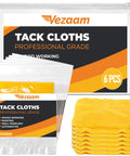 Six Pack Tack Cloths For Woodworking And Auto Painting, Fast Dust Removal And Surface Prep, Lint Free Cotton Mesh, 18 By 36 Inch