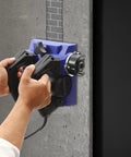 Heavy Workhorse 1300W Handheld Wall Planer, Smooth Operator Electric Wall Scraper For Quick Paint And Putty Stripping in action on wall.