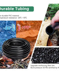 40 Ft Half Inch Drip Irrigation Tubing Main Line For Garden Systems With Thick 3 mm Wall, Leak Proof And Pressure Safe, coiled