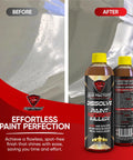 Ultimate Upgraded Paint Glass Water Spot and Stain Removers Plus Protection Coating Bundle showing before and after application