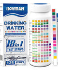 18 Parameter Drinking Water Test Strips Kit for Home and Well Water Testing 125 count with bottle and strips visible