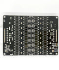 Heavy Duty Battery Active Equalizer Balancer Board For 12S 13S 14S 16S Cells With 5.5 Amps top view with multicolored wires attached.