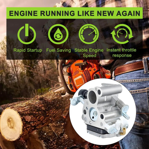 Go To Carburetor Tune Up Kit For Husqvarna Chainsaws 435 440 435E 440E 135 135E 140 140E With Zama C1T-EL41A C1T-EL41 Carburetor
