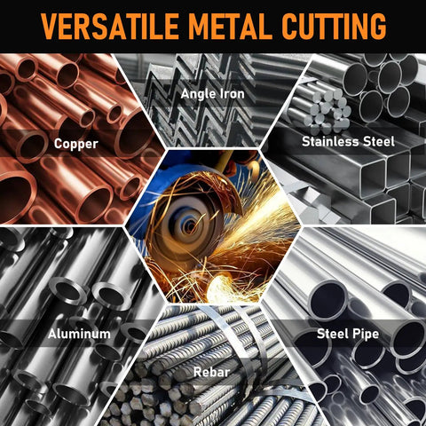 Ultra Thin 4 1/2 Inch Cut Off Wheel Pack For Metal And Stainless Steel Grinding On Angle Grinders 0.045 Inch Thick 13,300 RPM Seven Eighths Inch Arbor 50 Pack For Fast Burr Free Precise Cutting And Minimal Material Loss cutting metal.