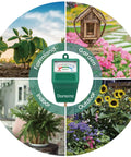 Must Have Soil Moisture Meter For Plants And Garden Nerds Easy To Read Plant Water Meter Soil Tester For Home Pots Bright Color Scale And Large Tick Marks For Quick Readouts Accurate Moisture Level To Prevent Overwatering. Green 7.7-inch probe for indoor and outdoor plants